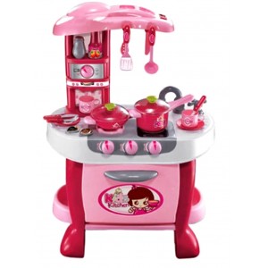 Veľká detská kuchynka s dotykovým senzorom, Bayo